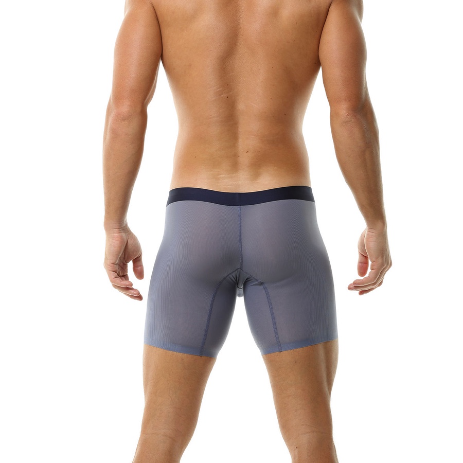 Quần Lót Boxer Vải Lụa Lạnh Mỏng Thoáng Khí Nhanh Khô Cỡ Lớn Thời Trang Mùa Hè Cho Nam