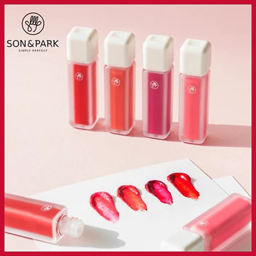 [SON & PARK] Arti Water Glow Tint 4.4g | Son dưỡng ẩm bóng Tint | 4 màu | Trang điểm Hàn Quốc
