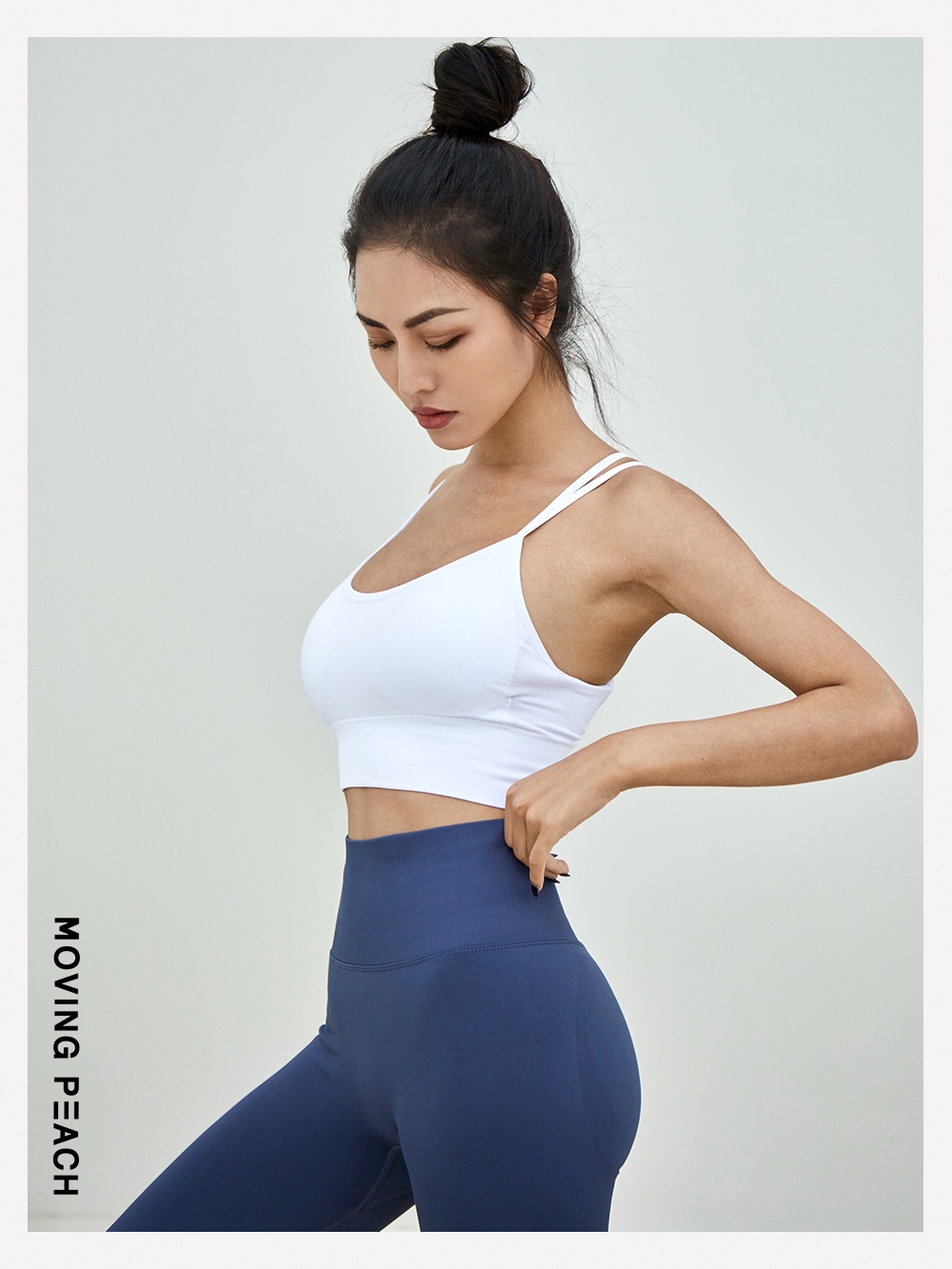 Mô tả Áo ngực thể thao t MOVING PEACH thoáng khí thời trang cho nữ - 8