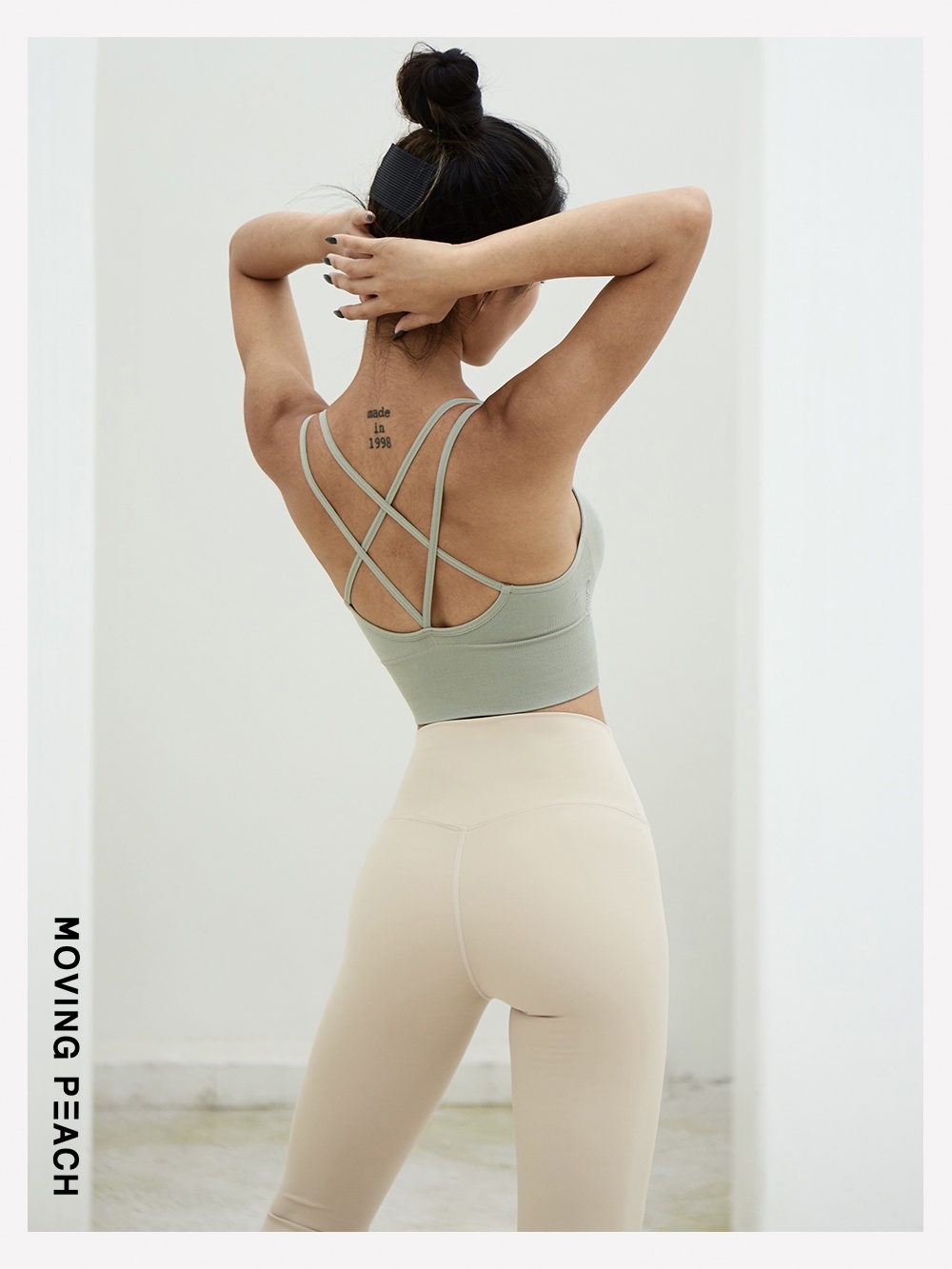 Mô tả Áo ngực thể thao t MOVING PEACH thoáng khí thời trang cho nữ - 5