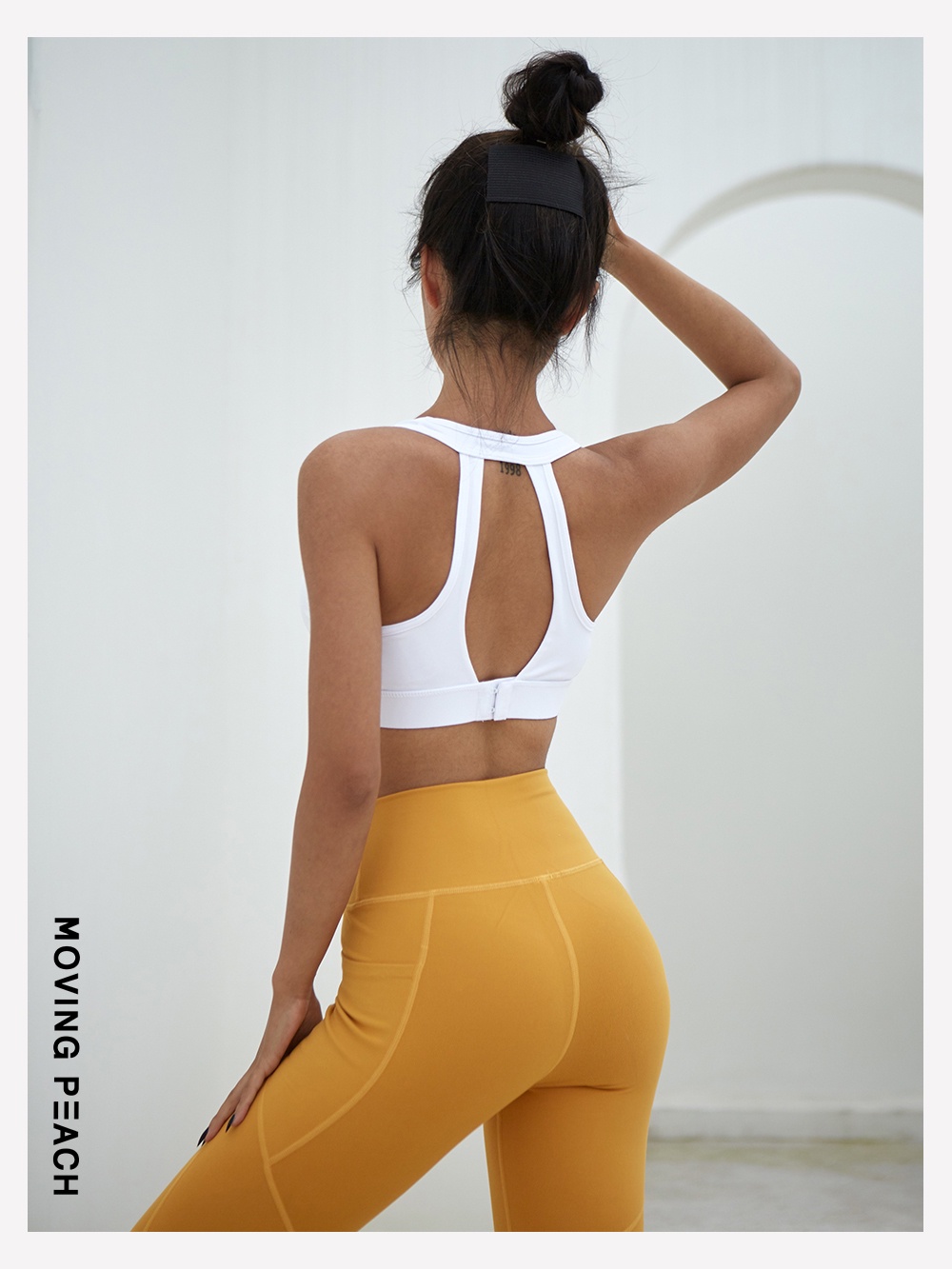 Mô tả MOVING PEACH Áo bra tập gym Ngực Thể Thao Thoáng Khí đồ tập yoga nữ GBB - 8