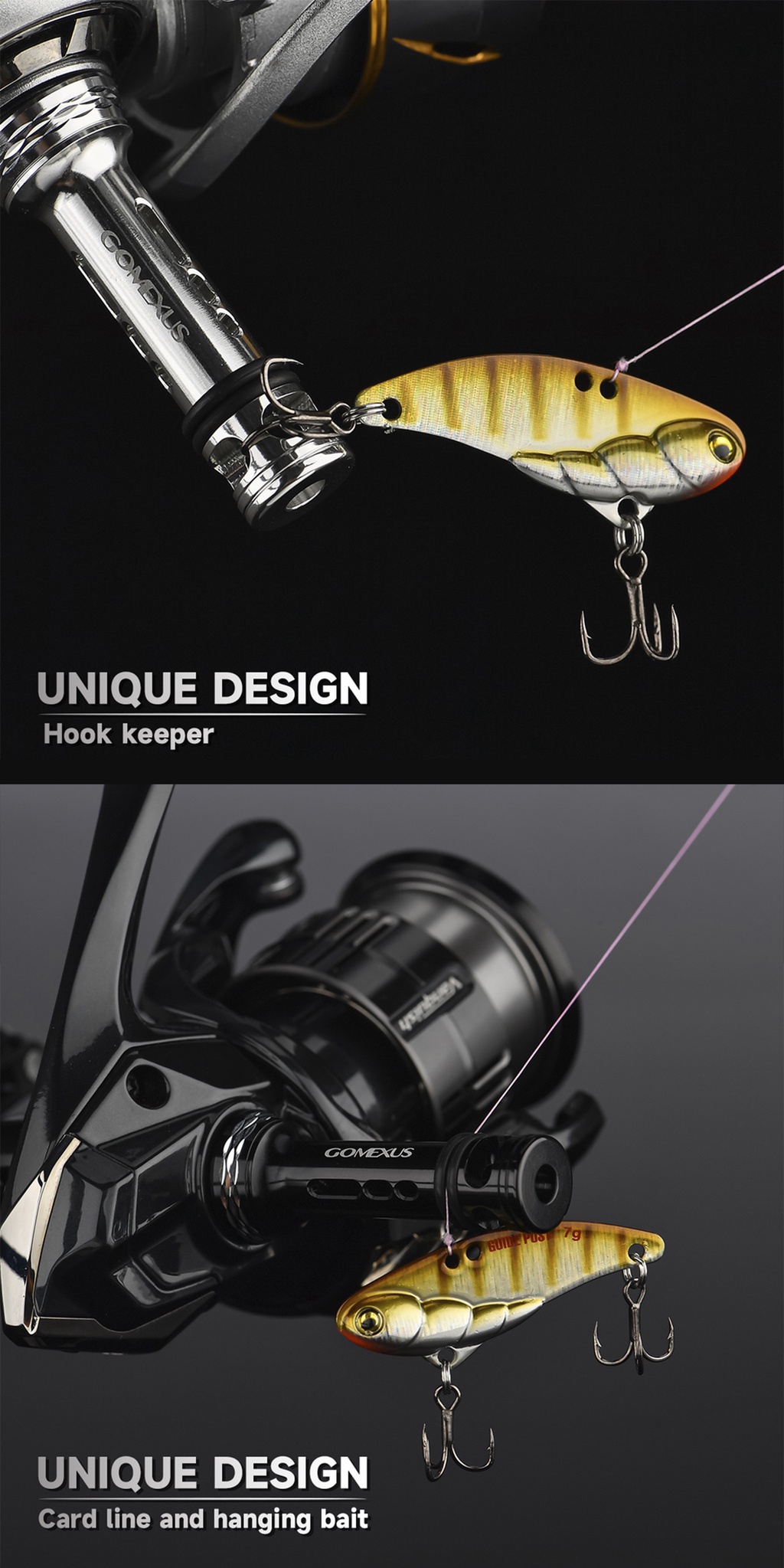 Mô tả Trục tay cầm GOMEXUS Emeraldas Spheros chống rơi để câu cá mực ban đêm cho máy câu Shimano Daiwa R4 - 5