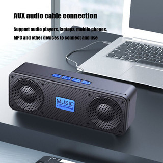Loa Bluetooth Không Dây Âm Nhạc Di Động HiFi 9D Bass Loa Bluetooth Không Dây Tăng Cường Âm Thanh