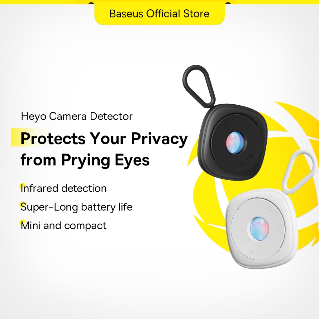 Baseus Portable Pinhole Máy dò ống kính ẩn Chống nhìn trộm Bảo vệ an ninh Tuổi thọ pin dài