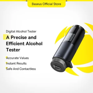 Máy Đo Nồng Độ Cồn Không Tiếp Xúc Có Màn Hình Kỹ Thuật Số Baseus Portable Rechargeable Máy đo nồng độ cồn không tiếp xúc