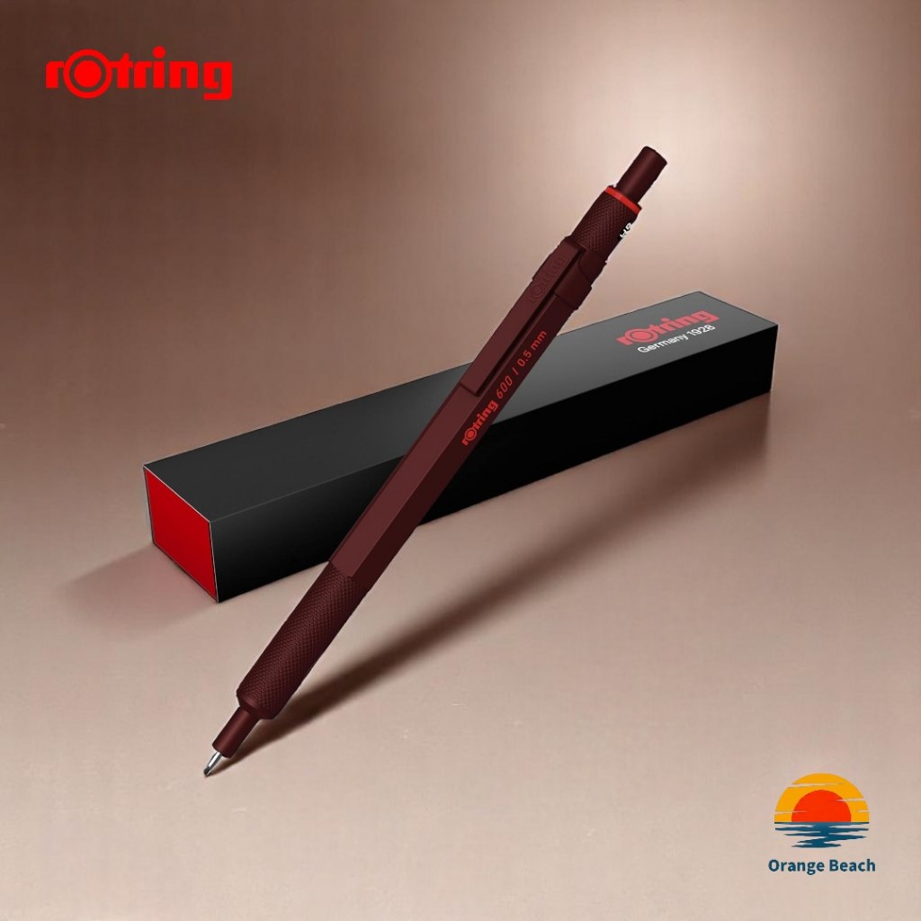 rOtring 600 But Chi Kim 0.5mm/Chocolate Truffle Gioi Han/Than Dong Thau Luc Giac/Grip Khia/JP