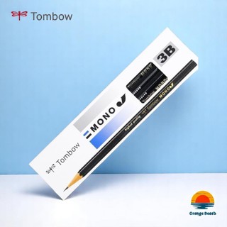 TOMBOW MONO J But Chi Graphite/Cedar/8 Do Cung 4H Den 3B/Viet Tron Muot/Hop 12 Cay/Truong Hoc