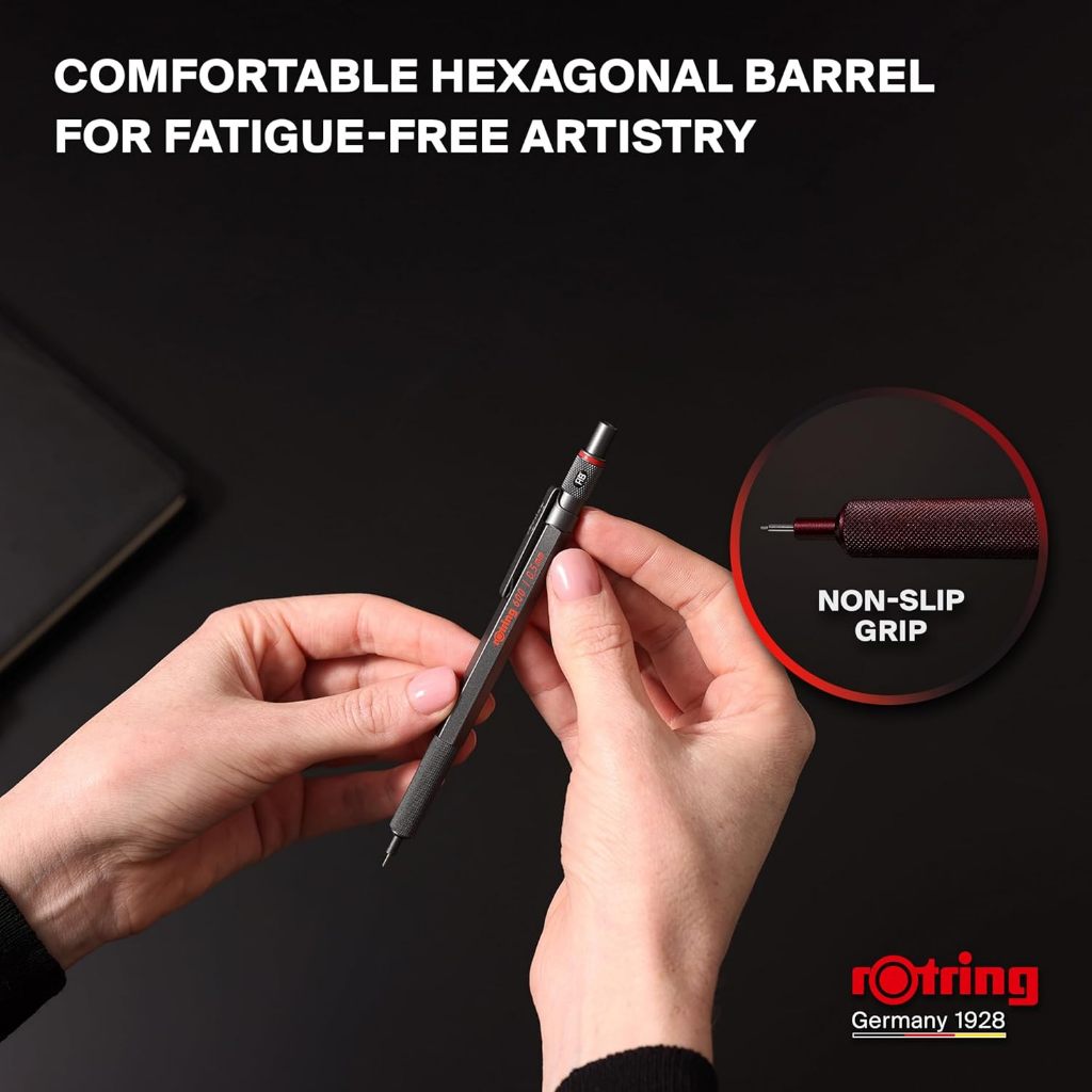 rOtring 600 But Chi Kim 0.5mm/Chocolate Truffle Gioi Han/Than Dong Thau Luc Giac/Grip Khia/JP