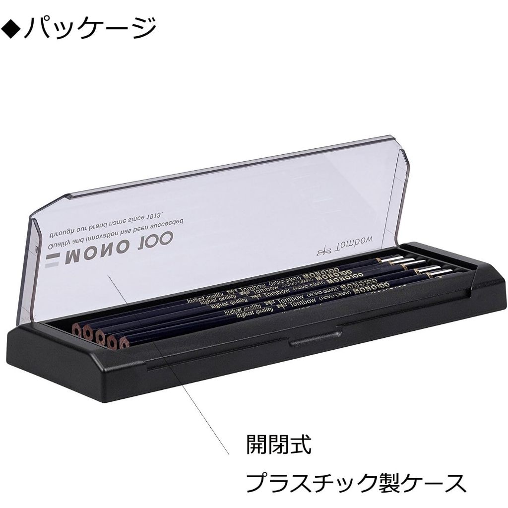 TOMBOW MONO 100 But Chi Graphite Cao Cap/Cedar/17 Do Cung tu 9H Den 6B/Hop 12 Cay/Ve Ky Thuat