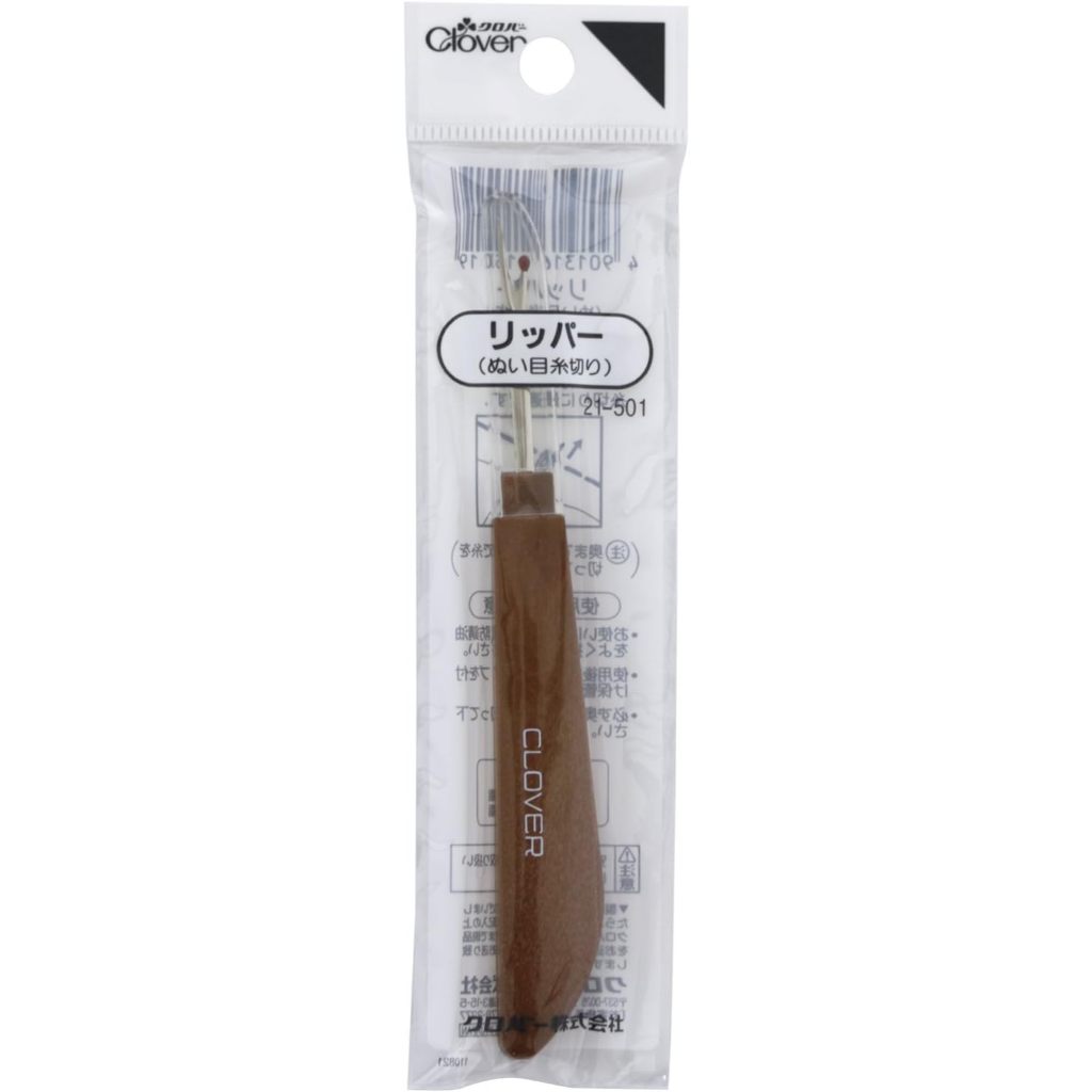 Clover Seam Ripper Tieu Chuan Nhat Ban/Loi Thep Sac/Tay Cam ABS/Nap TPX/Thao Duong May