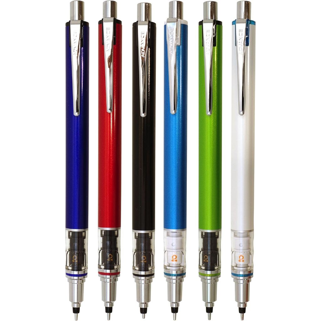Uni Kuru Toga Advance 0.5mm/Bút chì bấm tự xoay ngòi/Chống gãy ngòi/Made in Japan/Chính hãng