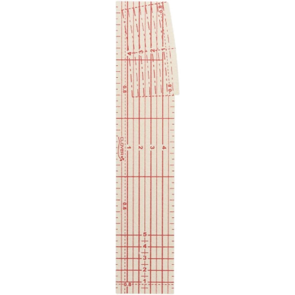 Clover Ironing Ruler Nhat Ban/25-057 Tieu Chuan&25-059 Dai/Nylon Chiu Nhiet/Canh May Deu