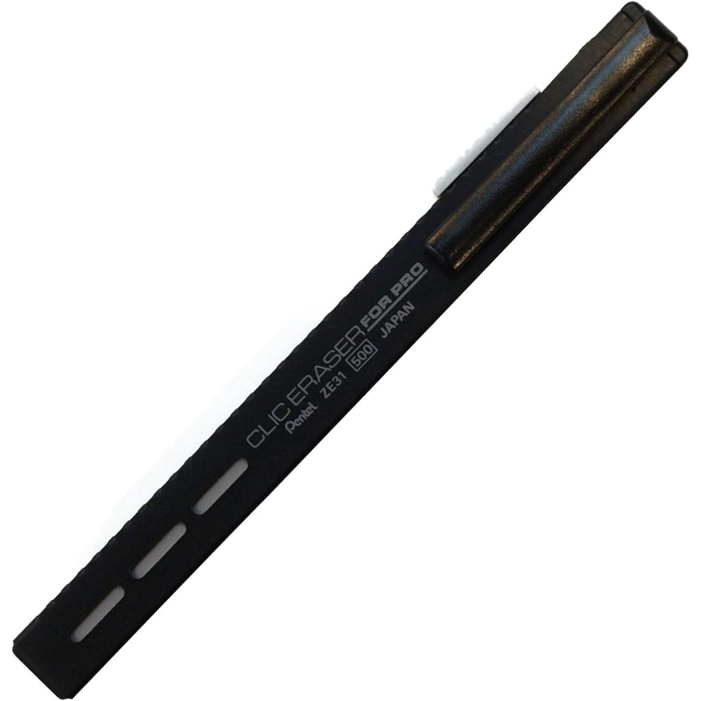 Pentel Tay Xoa Click Eraser/3 Loai/Xoa Muc But Bi XZE33/Hi-Polymer ZE32/4-PRO ZE31/Nhat Ban