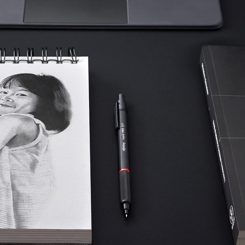 rOtring RapidPro But Chi Bam/0.5 0.7 2.0mm Den Bac/Dau Thu Duoc/Than Thau Luc Giac/5 Kieu