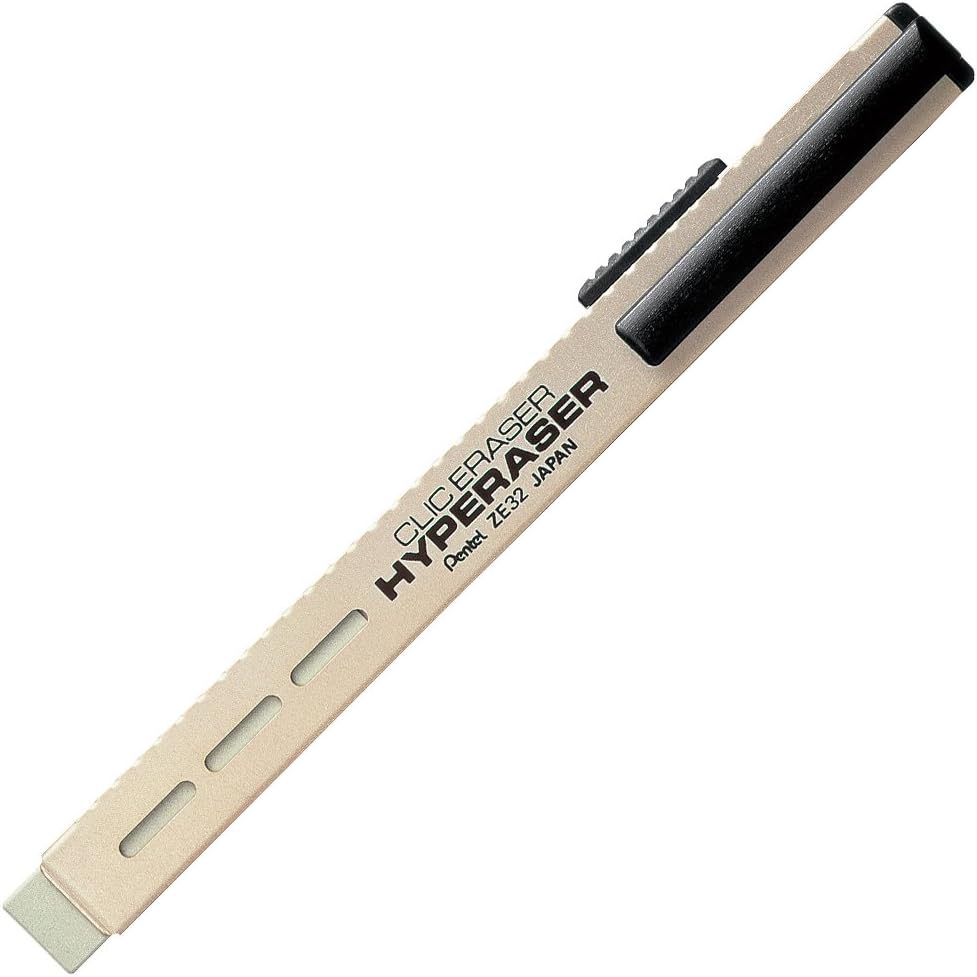 Pentel Tay Xoa Click Eraser/3 Loai/Xoa Muc But Bi XZE33/Hi-Polymer ZE32/4-PRO ZE31/Nhat Ban