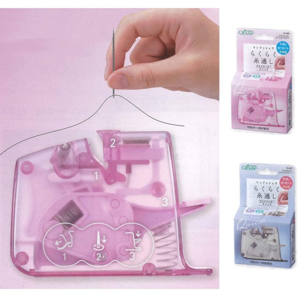 Clover Desk Threader Quick Xau Kim Gray/Pink Nhat Ban/0.46-0.89mm/Co Che Moi/Good Design 2023
