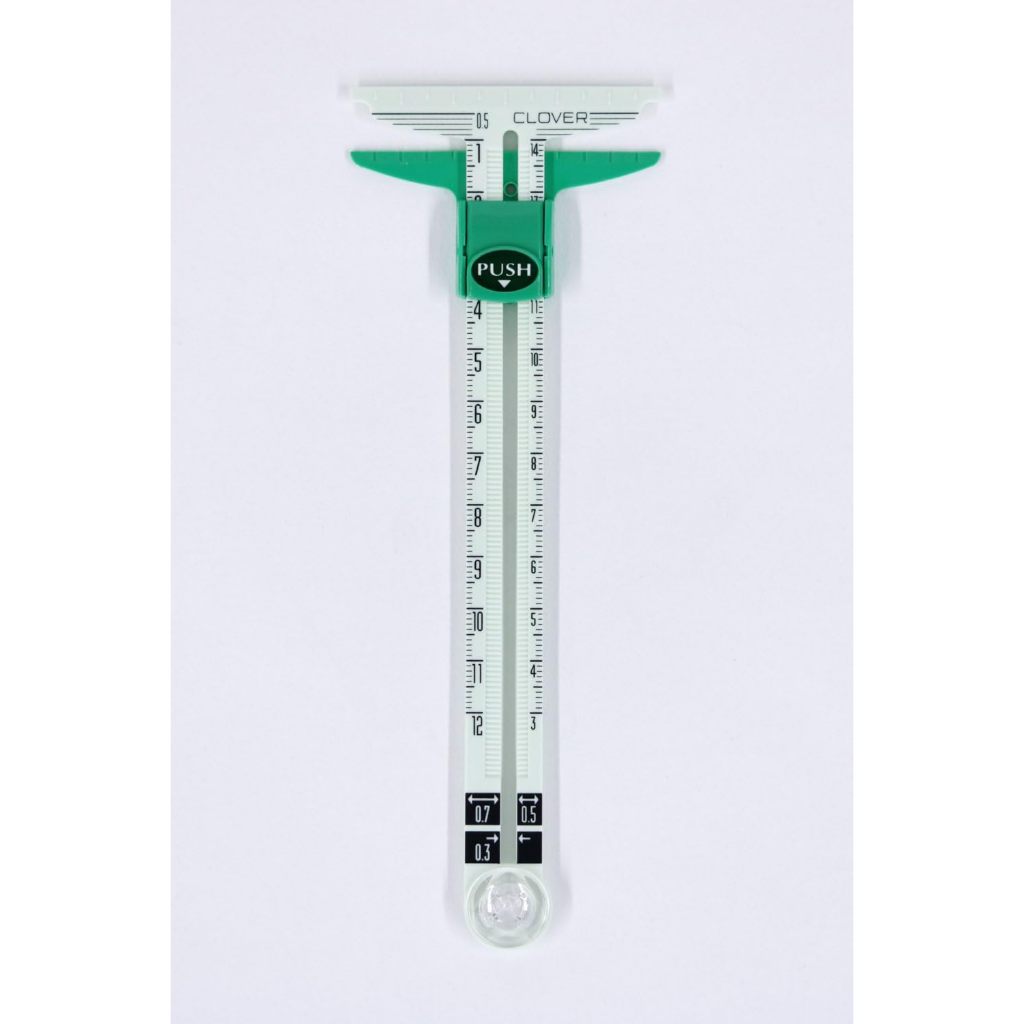 Clover Slide Gauge T-Type 25-322 Nhat Ban/Do Duong May/Ve Duong Cong/Compass/Polycarbonate