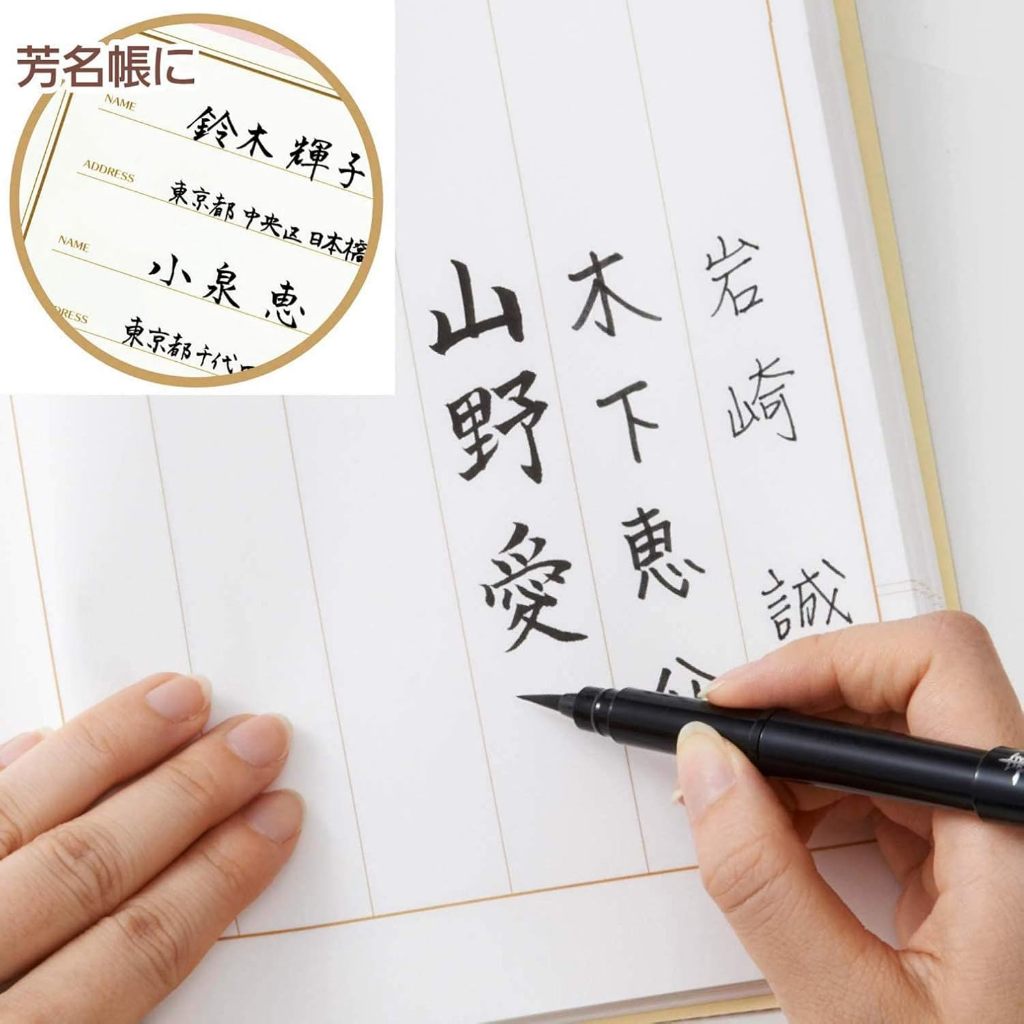 Pentel But Long Bam Tay XGFKP-A/Dau But Nylon Trung/Muc Den Pigment/2 Cartridge/Nhat Ban