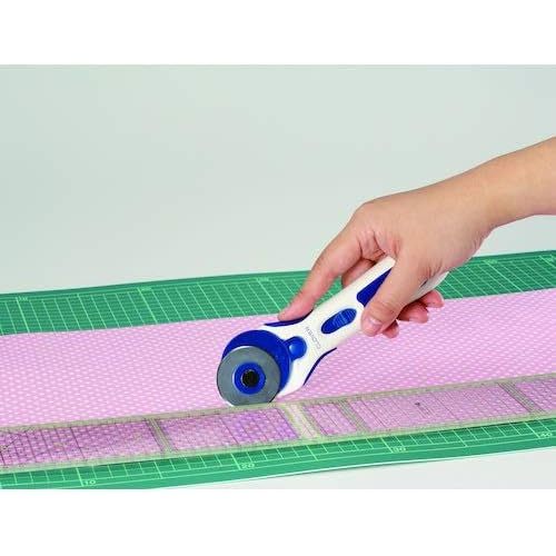 Clover Rotary Cutter Dao Cat Vai 45mm 28mm + Loi Thay The/4 San Pham/Nut Khoa An Toan/Nhat
