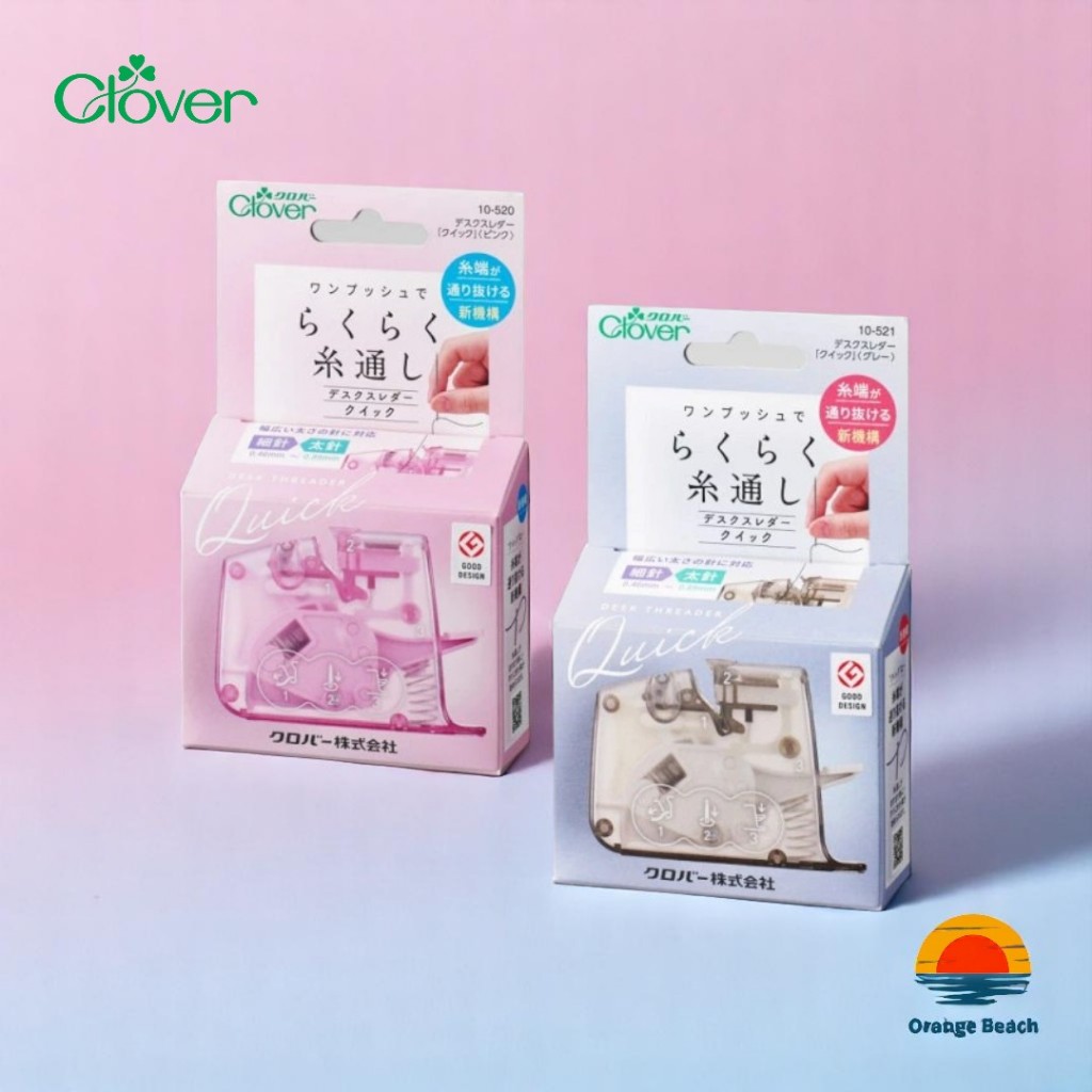 Clover Desk Threader Quick Xau Kim Gray/Pink Nhat Ban/0.46-0.89mm/Co Che Moi/Good Design 2023
