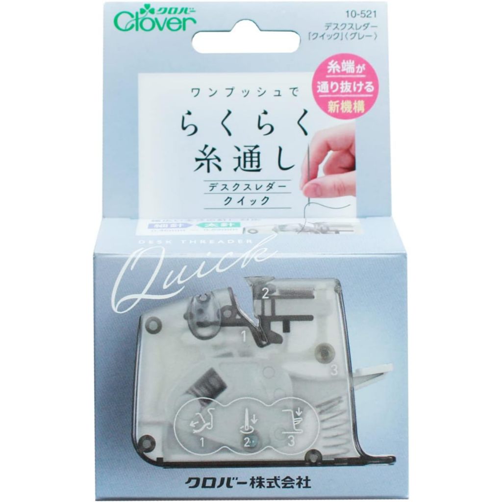 Clover Desk Threader Quick Xau Kim Gray/Pink Nhat Ban/0.46-0.89mm/Co Che Moi/Good Design 2023