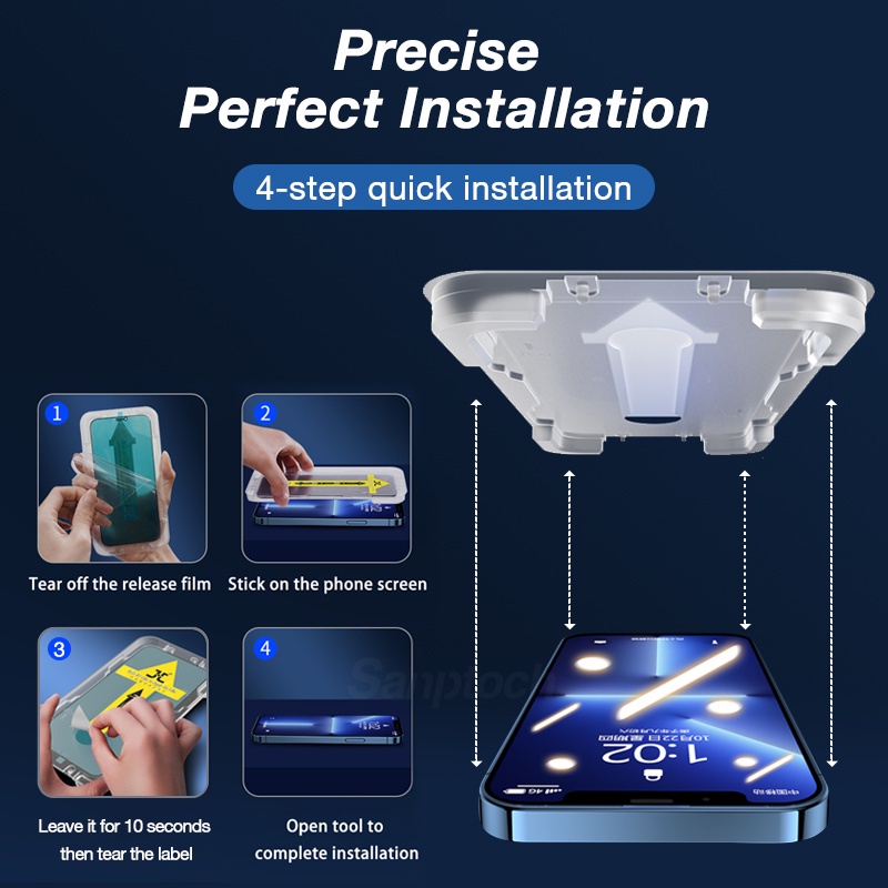 Kính cường lực iphone Kingkong chống nhìn trộm có khung tự dán cho iPhone 16 15 14 13 12 11 Pro Max Plus X Xs Max XR 6 6s 7 8 Plus