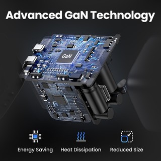 Ugreen GaN Cổng Sạc USB-C 20W Cho for iPh 17/16/15 Pro Max iPad Galaxy Huawei