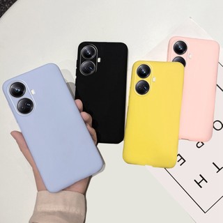 Ốp Điện Thoại Silicon Mềm Mặt Nhám Màu Kẹo Cho Realme 10 Pro Plus 5G Realme10 Pro + RMX3687 RMX3686