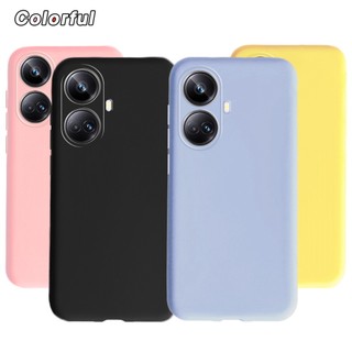 Ốp Điện Thoại Silicon Mềm Mặt Nhám Màu Kẹo Cho Realme 10 Pro Plus 5G Realme10 Pro + RMX3687 RMX3686