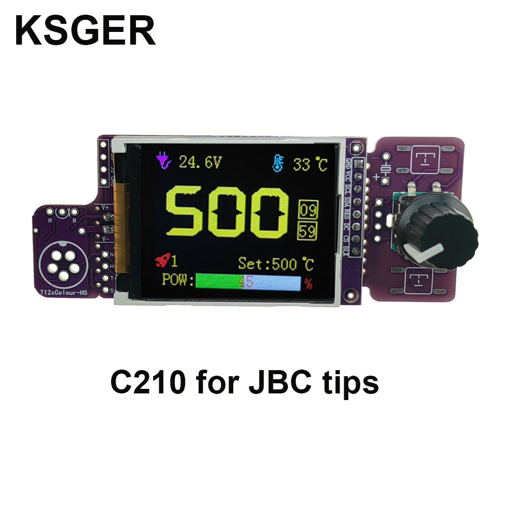 Đầu Mỏ Hàn Sắt C210 Cho Thiết Bị Điều Khiển JBC Chip STC Màn Hình Hiển ...