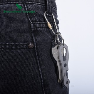 Móc Khóa Carabiner Bằng Titan Dùng Cắm Trại / Leo Núi
