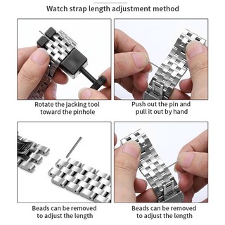 Dây Đeo Tay Bằng Thép Không Gỉ Hai Nút Khóa Cho Mido 20mm 22mm 24mm