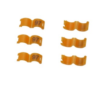 Set 10 / 30 Vòng Kẹp Kim Loại 2.7 / 3 / 4 / 4.5 / 5mm Làm Giáng Sinh