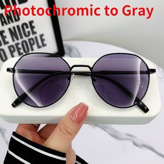 Kính máy tính kim loại chống bức xạ Photochromic Kính mắt chống ánh sáng xanh cho nữ / nam