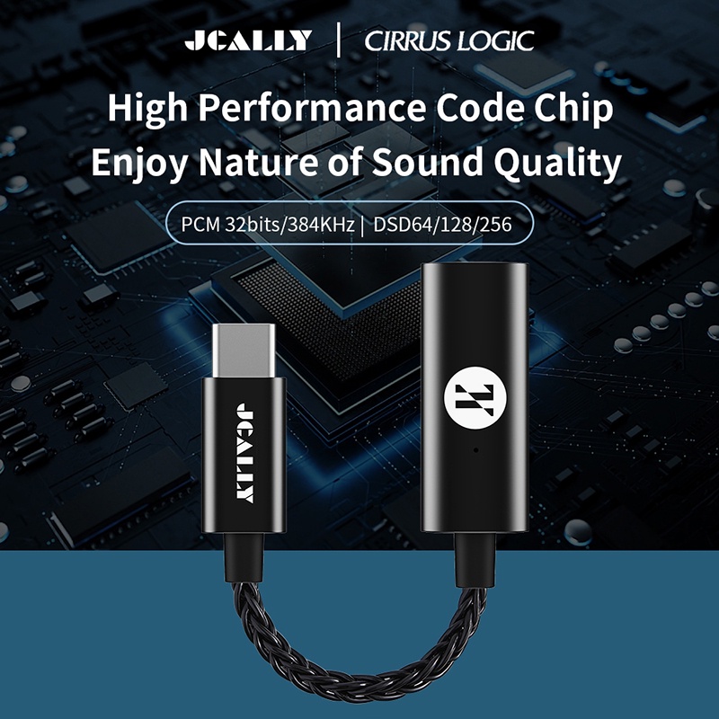 Bộ Chuyển Đổi Âm Thanh Kỹ Thuật Số JM30 JM30L DAC CS43131 Type C Sang 3.5 Phù Hợp Với Điện Thoại Android