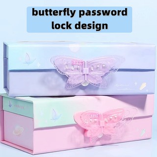 Hộp Đựng Bút 12 Cung Hoàng Đạo Hai Lớp Cỡ Lớn Đa Năng Cho Bé Gái Ốp