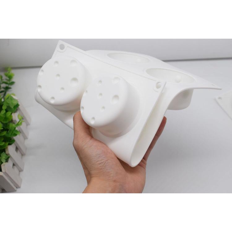 Khuôn silicone 6 Ngăn Làm Bánh mousse Kiểu Pháp