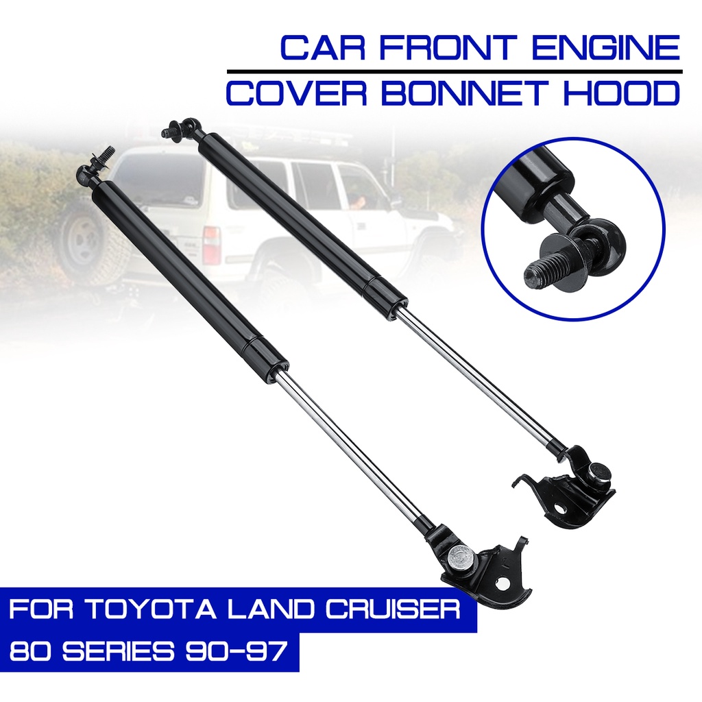 2pcs Car Front Engine Hood Shock Lift Strut For Toyota Land Cruiser 80 ...