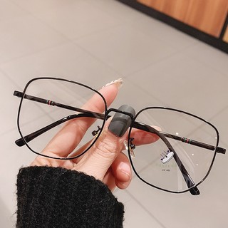 Gọng kính giả cận nữ nam cao cấp mắt kính cận không độ râm mát chống tia UV phong cách Hàn Quốc thời trang HANASO 130