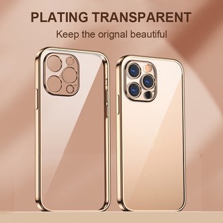 Ốp Điện Thoại Silicon Mềm Chống Sốc Mạ Viền Sang Trọng Cho iphone 13 11 12 pro max Mini XR X XS SE 2020 8 7 Plus 7 Plus 13 pro max