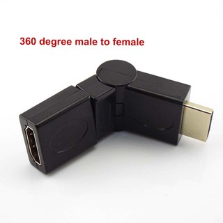 Đầu Nối Chuyển Đổi HDMI Sang Cổng Cắm 90 270 Độ Góc Phải 4K Cho HDTV 1080