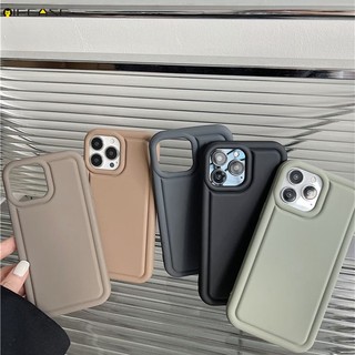 Ốp Điện Thoại Silicone Mềm Trong Suốt Màu Trơn Chống Sốc Cho iPhone 11 Pro Max XS Max XR X 7 8 Plus