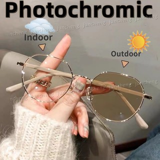 Kính máy tính kim loại chống bức xạ Photochromic Kính mắt chống ánh sáng xanh cho nữ / nam