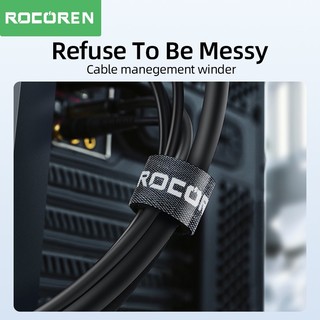 Dụng cụ quấn bảo vệ Rocoren cho dây cáp sạc USB / tai nghe / chuột máy tính tiện lợi