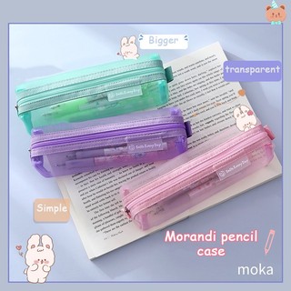 Túi Lưới Đựng Bút Chì Họa Tiết macaron Dễ Thương