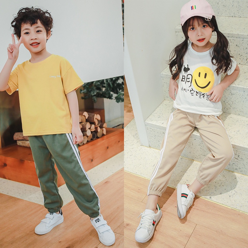 100-150cm Phong Cách Mới Trẻ Em Quần Thường Ngày Bé Gái Bé Trai Quần Rời Ngoài Bloomers Quần Chống Muỗi Trẻ Em
