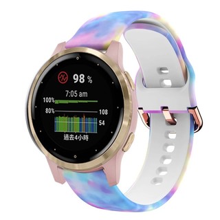 Dây Đeo Đồng Hồ Bằng Silicone 18mm Cho Garmin Vivoactive 3S 4S Venu 2S / Active S / Garmin Rey