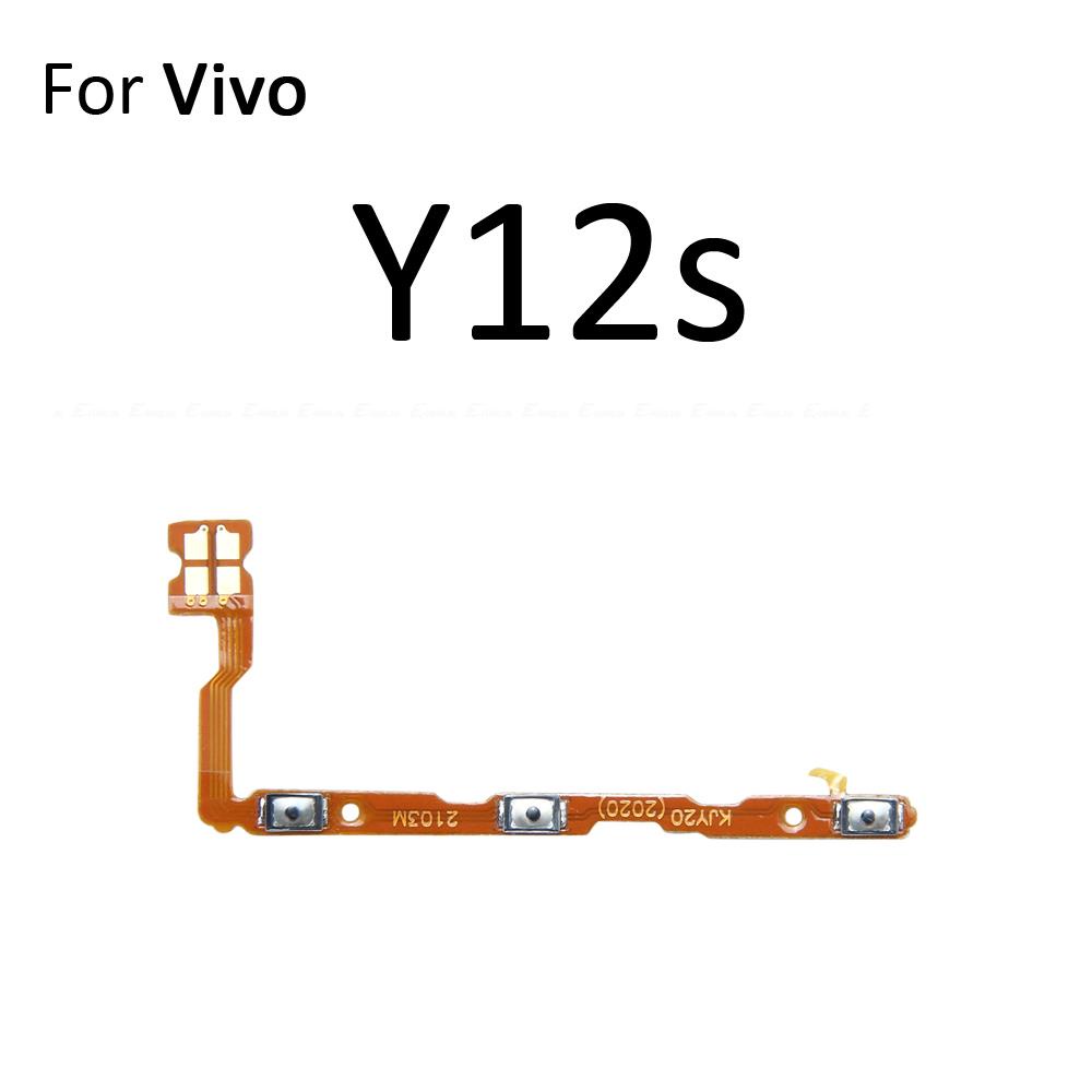 Tắt Tiếng Công Tắc Chìa Khóa Nguồn Ruy Băng Cho Vivo Y19 Y17 Y15 Y10 Y12 Y12s Y12i Y12A Y11 Y11s Y15A Y15C Y15s Điều Khiển Nút Âm Lượng Cáp Mềm Thay Thế Các Bộ Phận