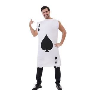 Bộ Thẻ Bài Hóa Trang Ace of Spades Vui Nhộn Cho Gia Đình Dịp Halloween