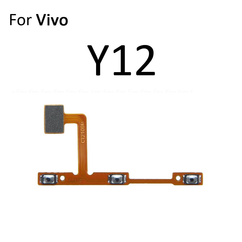 Tắt Tiếng Công Tắc Chìa Khóa Nguồn Ruy Băng Cho Vivo Y19 Y17 Y15 Y10 Y12 Y12s Y12i Y12A Y11 Y11s Y15A Y15C Y15s Điều Khiển Nút Âm Lượng Cáp Mềm Thay Thế Các Bộ Phận